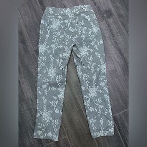 Robell Modell Bella 09 Skinny Legging Pants Black White Print Women’s 4 Stretch